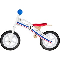 Bikestar Laufrad Holz 24268806-0 weiß/blau/rot
