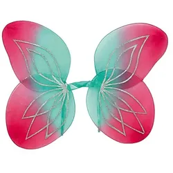 Kinder-Flügel, grün/rosa, 43 x 67 cm