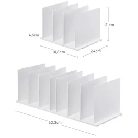 Yamazaki Taschenorganizer Smart 31,8 x 24 x 21 cm 2-tlg. weiß