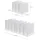 Yamazaki Taschenorganizer Smart 31,8 x 24 x 21 cm 2-tlg. weiß
