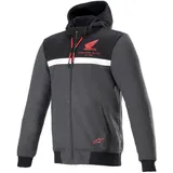 Alpinestars Chrome Street Honda Textiljacke - Grau/Schwarz/Rot - XL