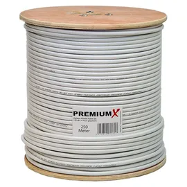 PremiumX BASIC Koaxialkabel 135dB 250 m Weiß