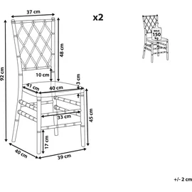 Beliani Stühle, CLARION