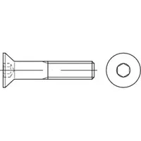 Industrial Quality Supplies ISO 10642 Senkschraube mit Innensechskant, 8.8