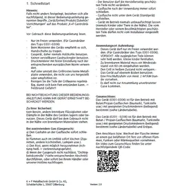 K + F Metalltechnik GmbH & Co. KG Gastrobräter 3-flammig silber
