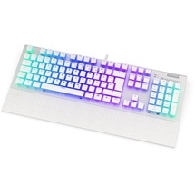 endorfy Omnis Pudding, Onyx White PBT, LEDs RGB, Kailh Red USB, QWERTZ | EY5D033