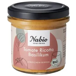 Nabio Tomate Ricotta Basilikum Aufstrich bio