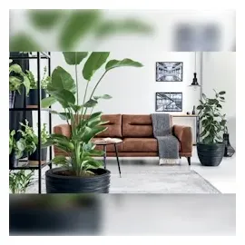 CASARIA Rillentopf 40 x 32 cm Grau