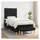 vidaXL Boxspringbett 100 x 200 cm Schwarz