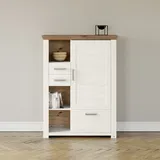 Set One by Musterring Highboard York Dekor Pino-Aurelio / Eiche Artisan
