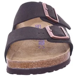 Birkenstock Arizona Mocca Weichbettung Veloursleder Schmal Unisex - Braun 40