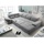 ed exciting design ED Lifestyle Wayne U Sofa 3-teilig Holzwerkstoff/Nosag