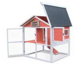 dehner lieblinge Vogelkäfig Nagerheim Happy Home Palazzo 108 x 103 x 106 cm apricot/weiß/schwarz