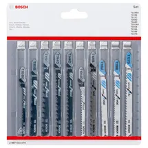Bosch Stichsägeblatt-Set Wood and Metal 10 St.