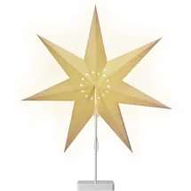 CASARIA Weihnachtsstern mit Ständer Beleuchtet 60 cm