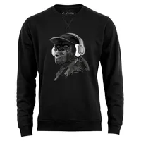 Cotton Prime® Sweatshirt Affe Monkey mit DJ-Kopfhörer
