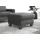 Home Affaire Polsterhocker Summer Cord 77 x 48 x 67 cm Grau