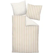 JANINE modernclassic unifarben beige 135 x 200 cm + 80 x 80 cm