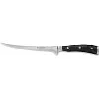 Wüsthof Classic Ikon Filiermesser 18 cm Schwarz/Silber