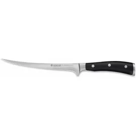 Wüsthof Classic Ikon Filiermesser 18 cm Schwarz/Silber
