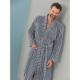 CAWÖ Bademäntel Herren Kimono Velours Qualität«, Baumwolle blau