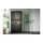 xonox.home Mehrzweckschrank 90 x 185 x 30 cm Schwarz