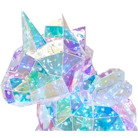 Beliani LED Dekoration Einhorn Fornax Bunt