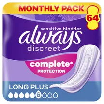 Always Discreet Long Plus L 64 St.