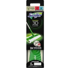 Swiffer 3D-Reinigungs-Set, 4 Trockentücher / 2 Feuchttücher