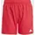 adidas 3 Stripes Badeshorts Rot/Weiß 152