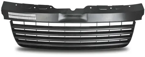 Kühlergrill, Sportgrill, ohne Emblem, schwarz passend für VW T5 Baujahr 2003 - 2009