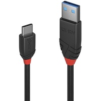 Lindy USB 3.1 Kabel, USB-C [Stecker] auf USB-A [Stecker], 1m (36916)