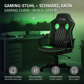 ML-Design Gaming Stuhl mit Wippfunktion,
