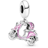 Pandora 791057C01 Charm-Anhänger Rosafarbener Motorroller