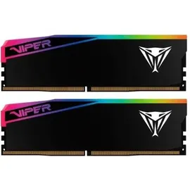 Patriot Viper Elite 5 Ultra RGB (2 x 48GB, 6000 MHz, DDR5-RAM, U-DIMM), RAM, Schwarz