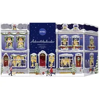 NIVEA Adventskalender 2024 Frauen - Beauty Kosmetik Advent Kalender, 24 Geschenke Wert 120 €, Pflege Weihnachtskalender Frau, Adventkalender Damen