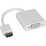 Roline HDMI-VGA Adapterkabel HDMI ST / VGA BU 0,15 m Weiß