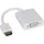 Roline HDMI-VGA Adapterkabel HDMI ST / VGA BU 0,15 m Weiß