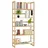 CASARIA Standregal Badregal Holz Regal Öland 5 Fächer