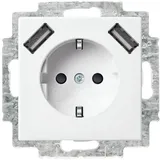 Busch-Jaeger SCHUKO-2x USB Steckdose 20 EUCB2USB-914