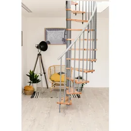 Minka Spindeltreppe Metallica Smart 38 305,5 cm Holz/PVC/Stahl