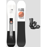 Salomon Sight+Rhythm Black L 2024 Snowboard-Set uni, 159