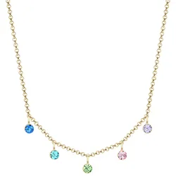 Elli Bunt Regenbogen Kristalle 925er Silber 45 Damen 