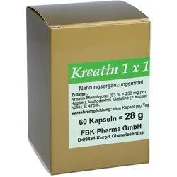 Kreatin 1x1 Pro Tag Kap