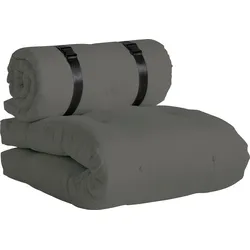Gartensessel KARUP DESIGN "Buckle-Up", grau (dunkelgrau), B:95cm H:68cm T:70cm, Polyester und Schaumfüllung, Webstoff-Bezug (100% Acryl Dralon), Sessel, OUT