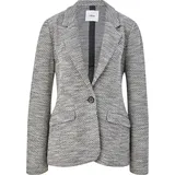 S.Oliver - Bouclé-Blazer aus Baumwollmix, Damen, schwarz, 40