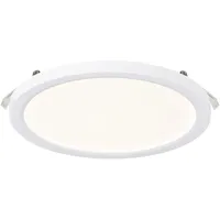 Nordlux LED Deckenleuchte Kunststoff, Metall 9 W 1000 lm IP44 weiß