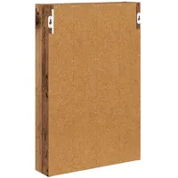vidaXL Badezimmer-Wandschrank 40 x 10 x 60,5 cm Braun