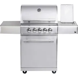 ALLGRILL Modularer Edelstahl-Gasgrill mit 3 Brennern und Seitenkocher