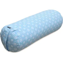 Yoga Bolster Round Vintage Style Yoga Hell Blau YOGISHOP.COM EINHEITSGRÖSSE